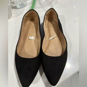 Black Suede flats